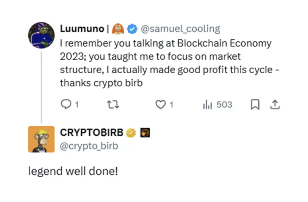 Social post from Luumuno celebrating progress in the recovery program.